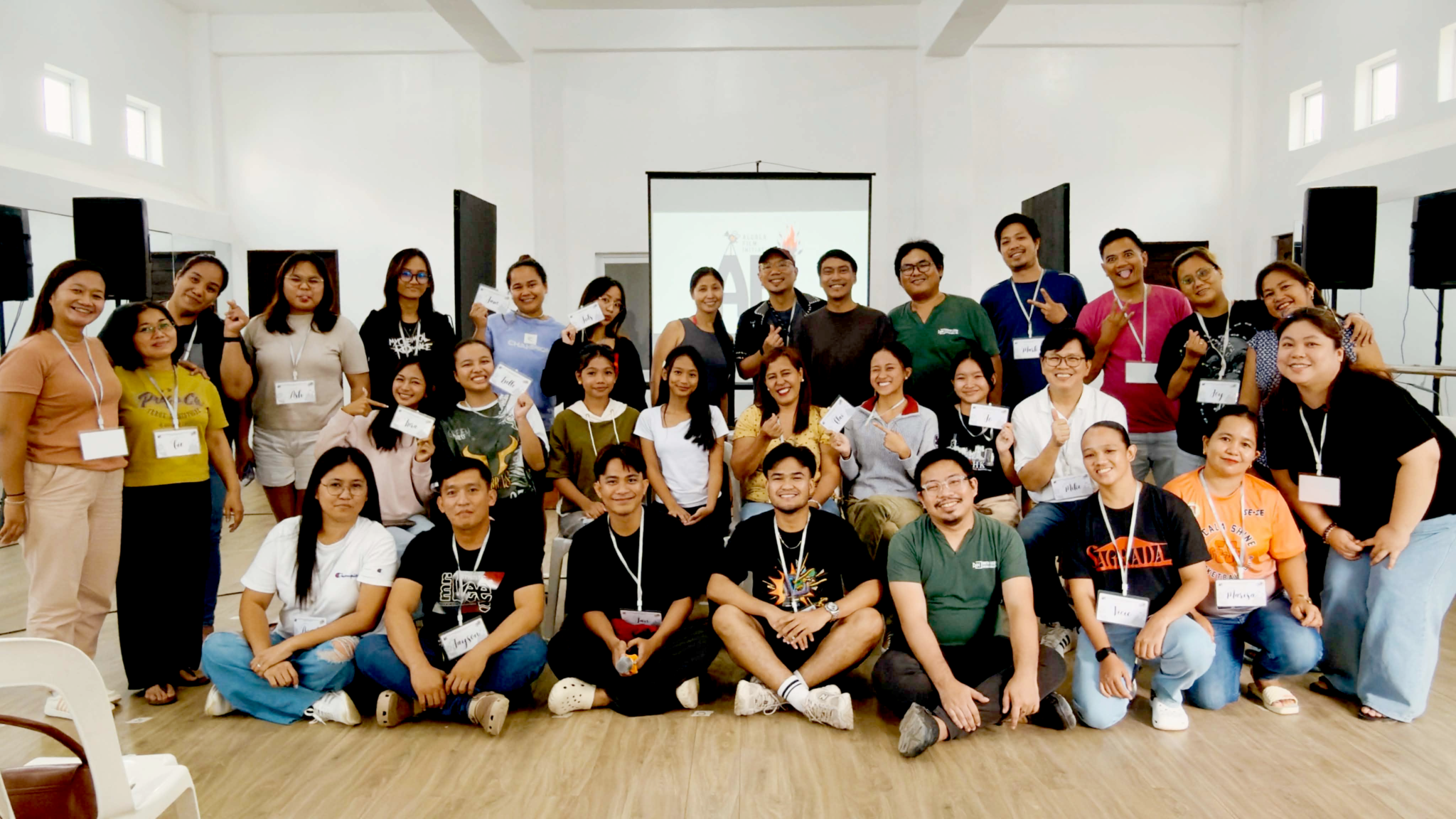 Participants and organizers of the Alcala Film Initiative